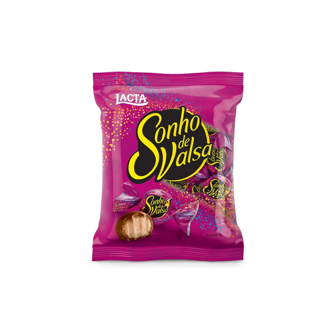 Lacta Bombom Sonho de Valsa Pacote (1Kg)